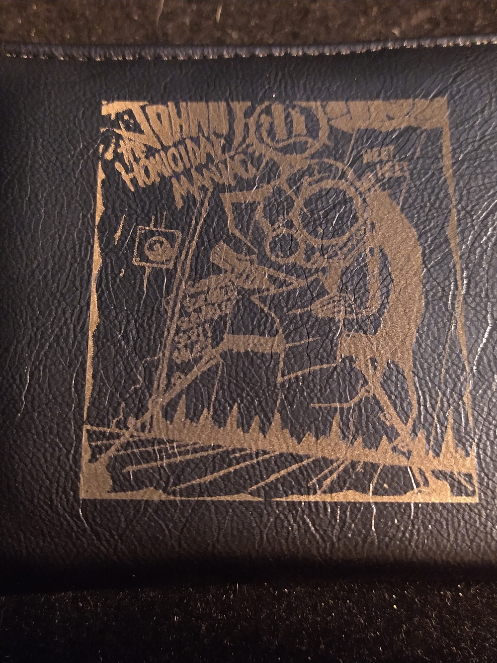 Johnny The Homicidal Maniac Leather Wallet -Gothic Gargoyle
